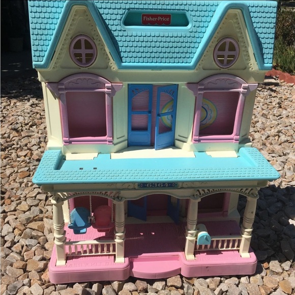 Fisher Price "Famiglia Amorevole" Casa Delle Bambole Papà Padre Figura 6" Alto 1998 Graffi - Italia - Foto 5